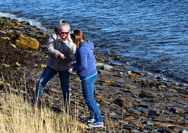 beachcombing