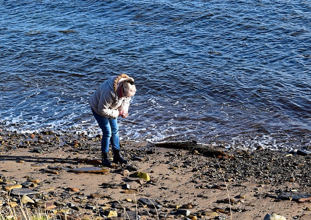 beachcombing